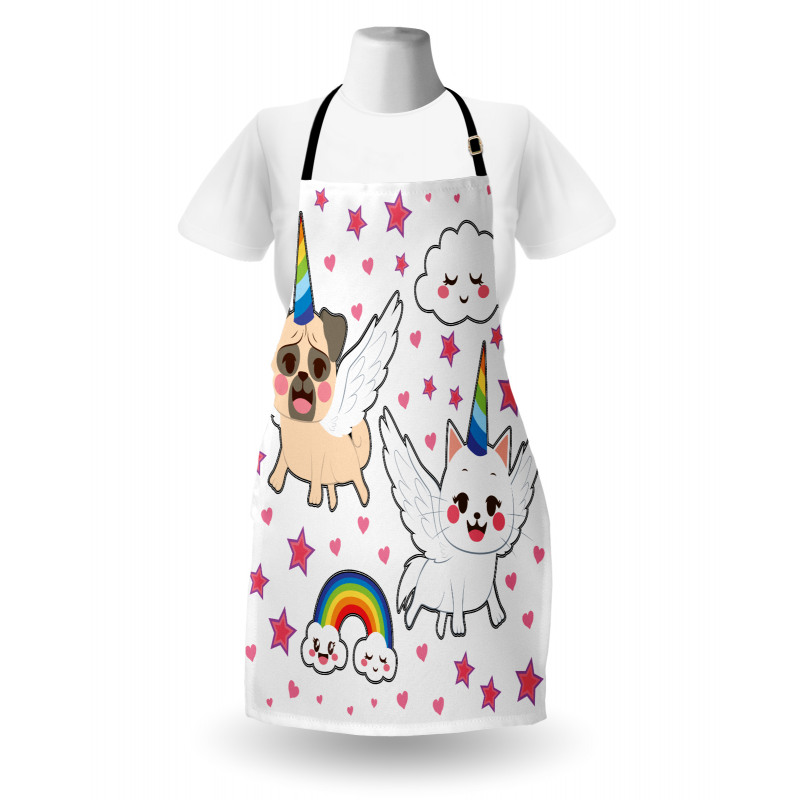 Comic Pop Art Style Apron