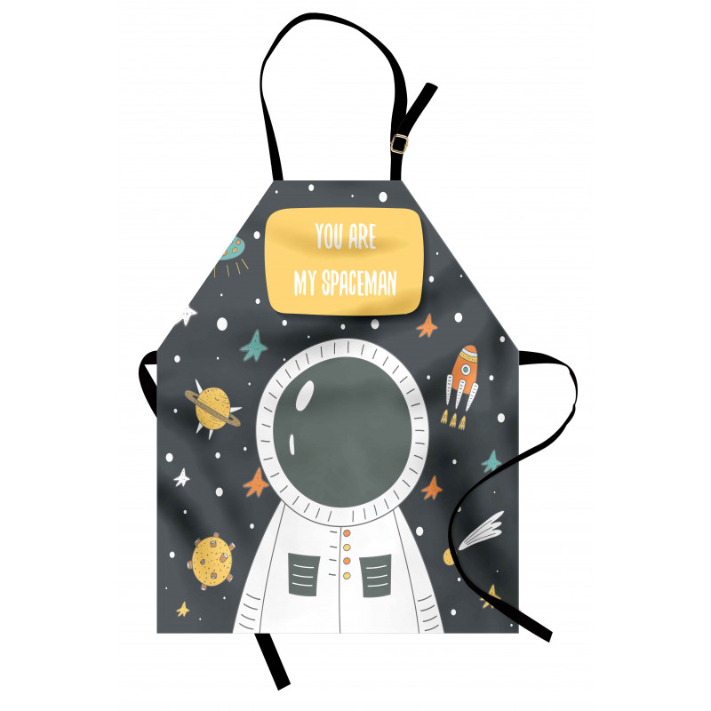 Cosmic Doodle Rocket Apron