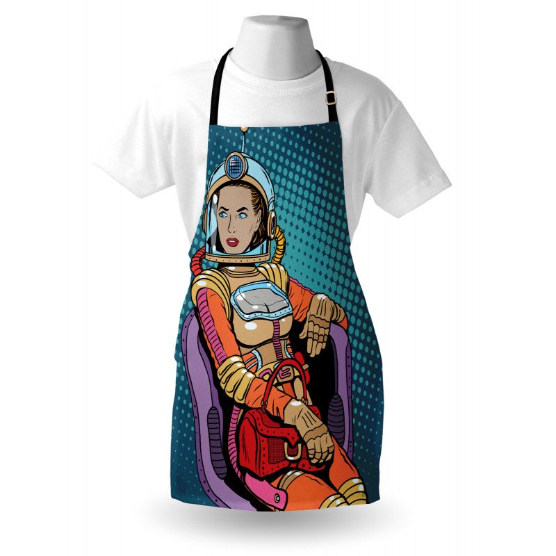 Space Lady Purse Apron