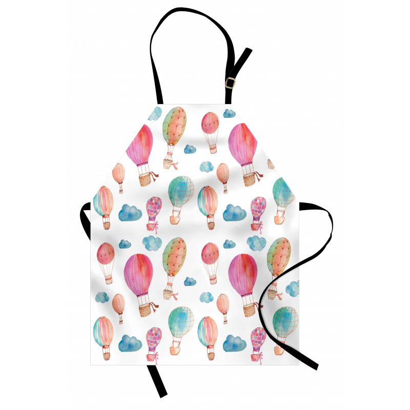 Air Balloons Clouds Apron