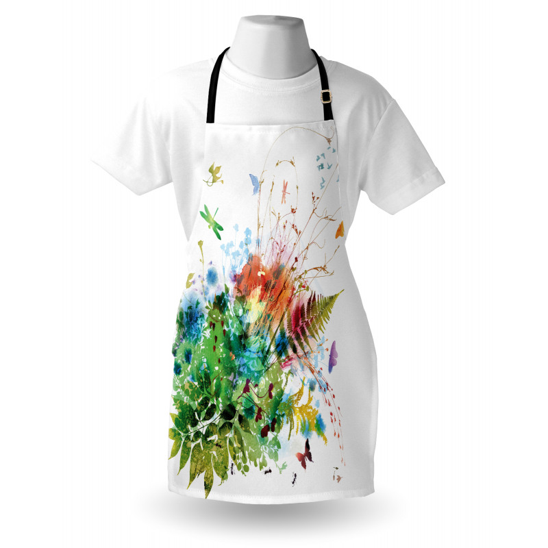 Floral Jungle Summer Apron