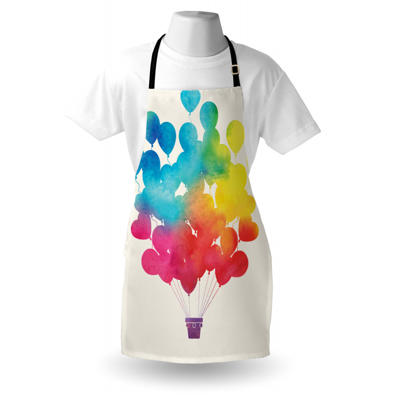 Air Balloon Heart Apron