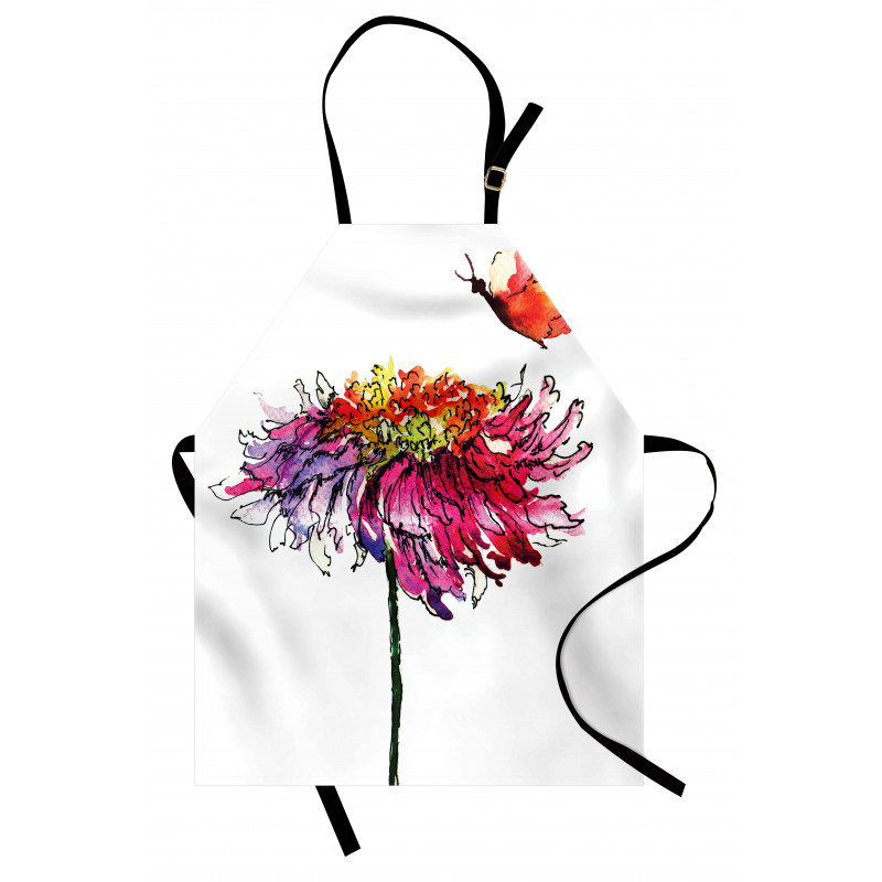 Chrysanthemum Flower Apron