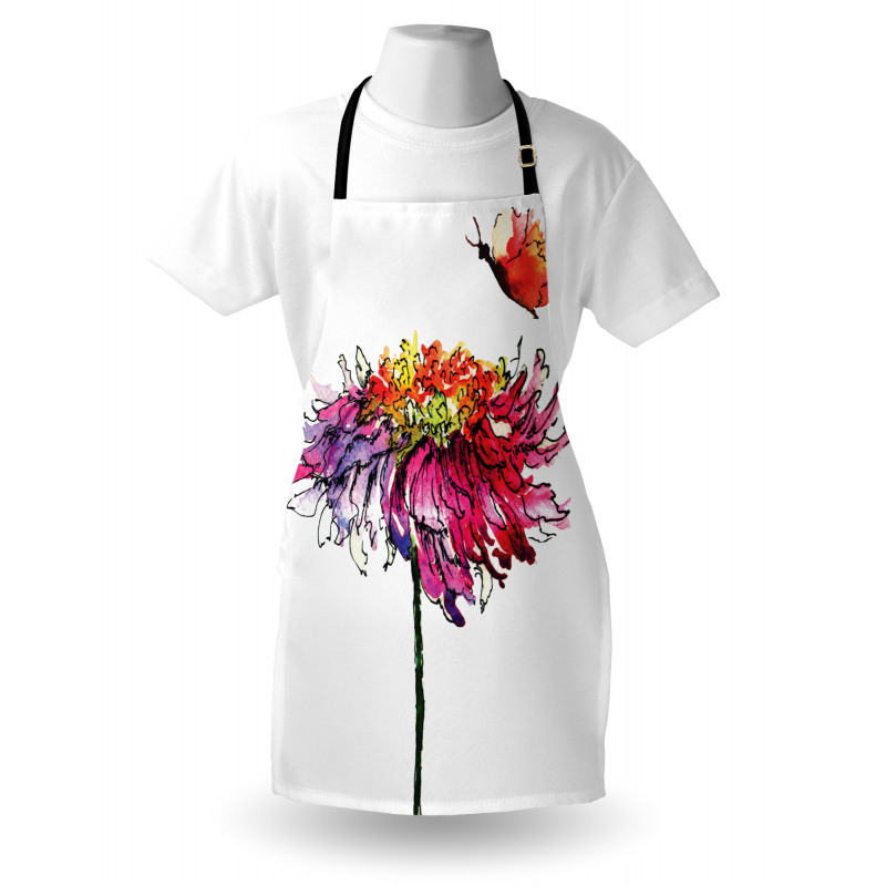 Chrysanthemum Flower Apron