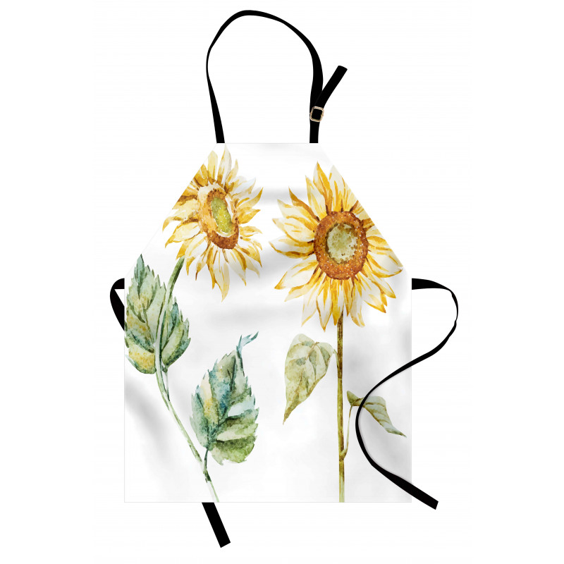 Alluring Sunflowers Apron