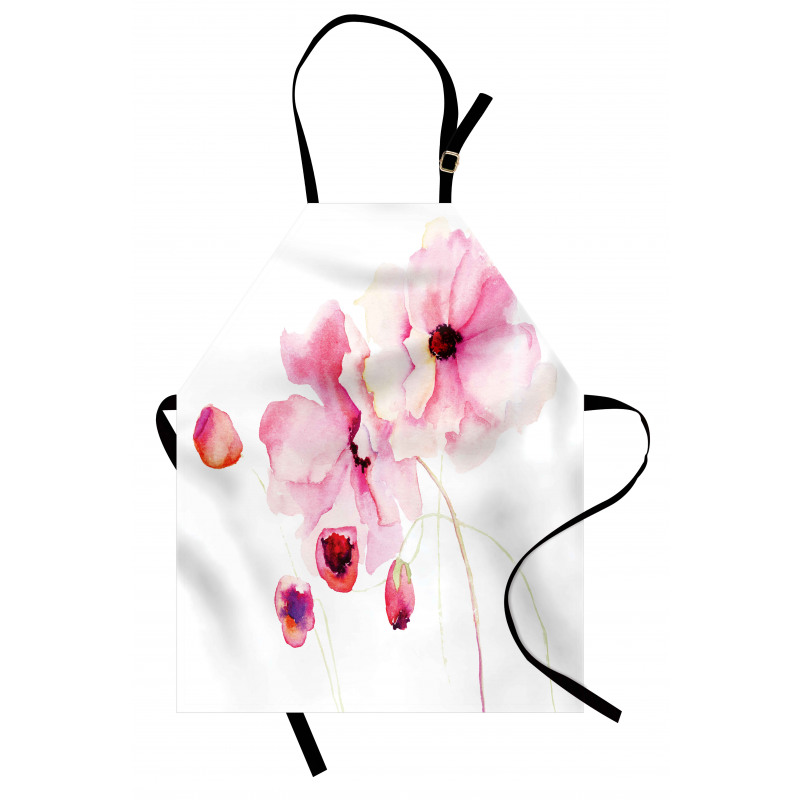 Pink Flower Petals Apron