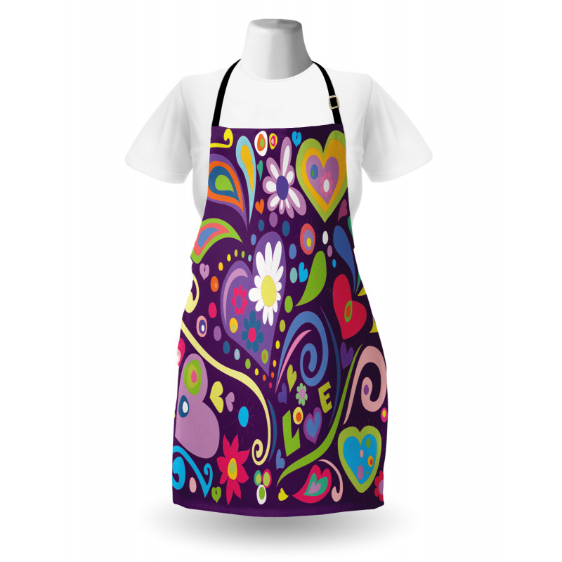 Sixties Inspired Love Apron