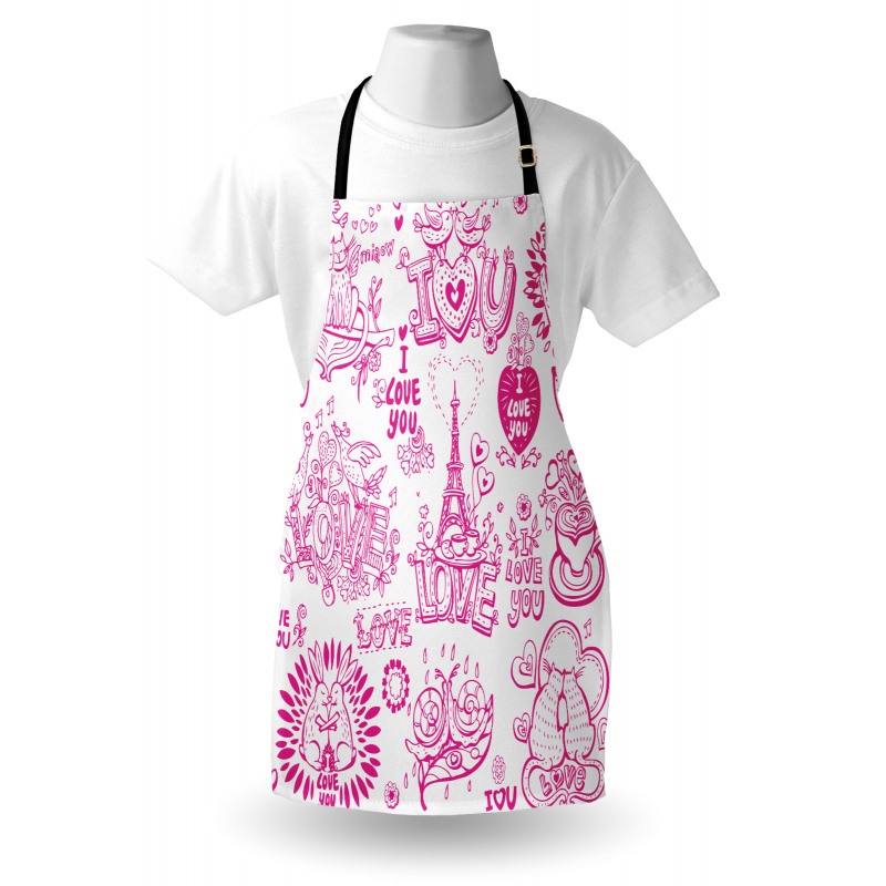 Hugging Touching Singing Apron