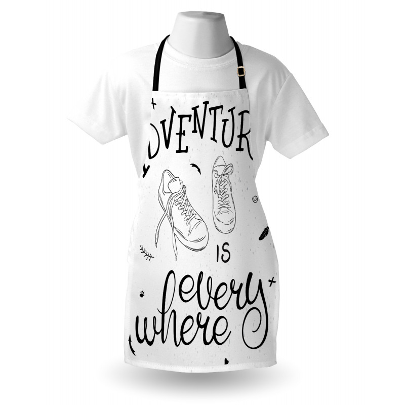 Sneakers Hiking Woods Apron