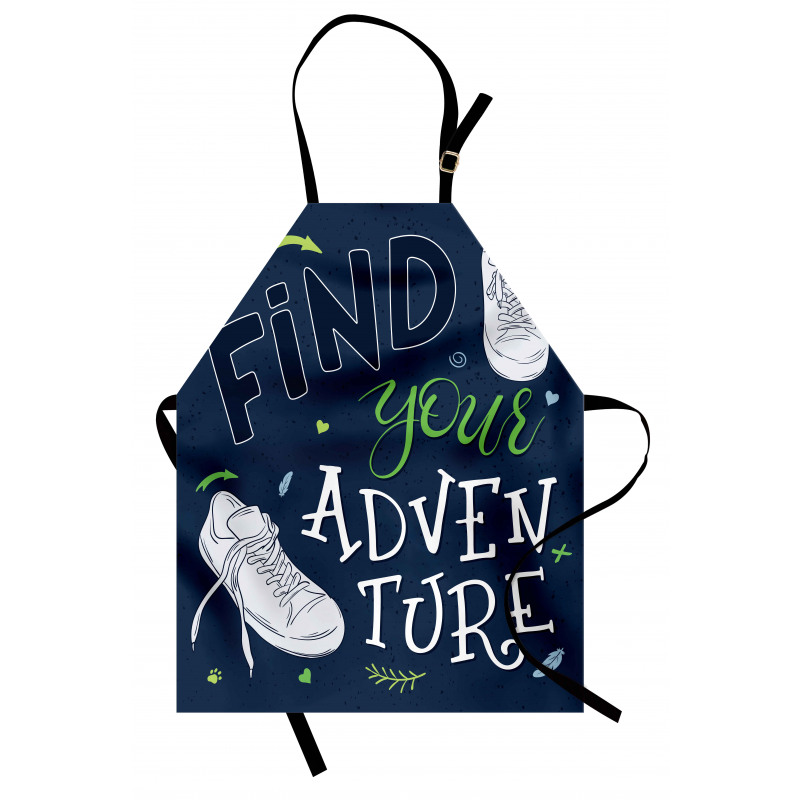 Forest Sneakers Youth Apron