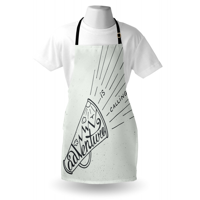 Mountains Birds Sun Apron