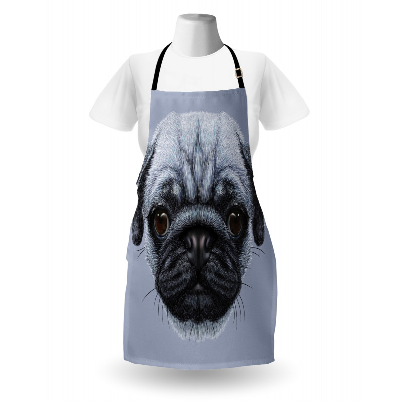 Young Puppy Giant Eyes Apron