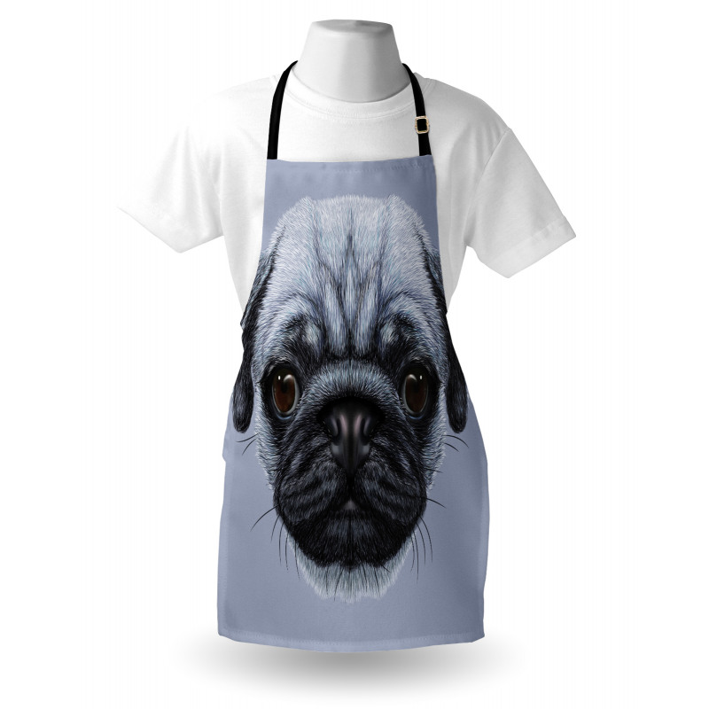 Young Puppy Giant Eyes Apron