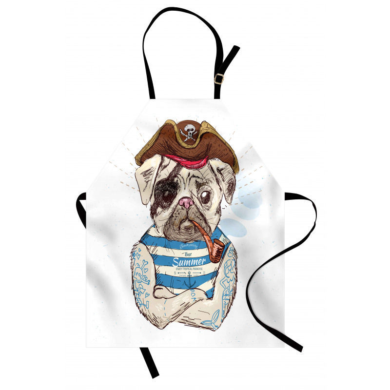 Pirate Dog Conqueror of Sea Apron