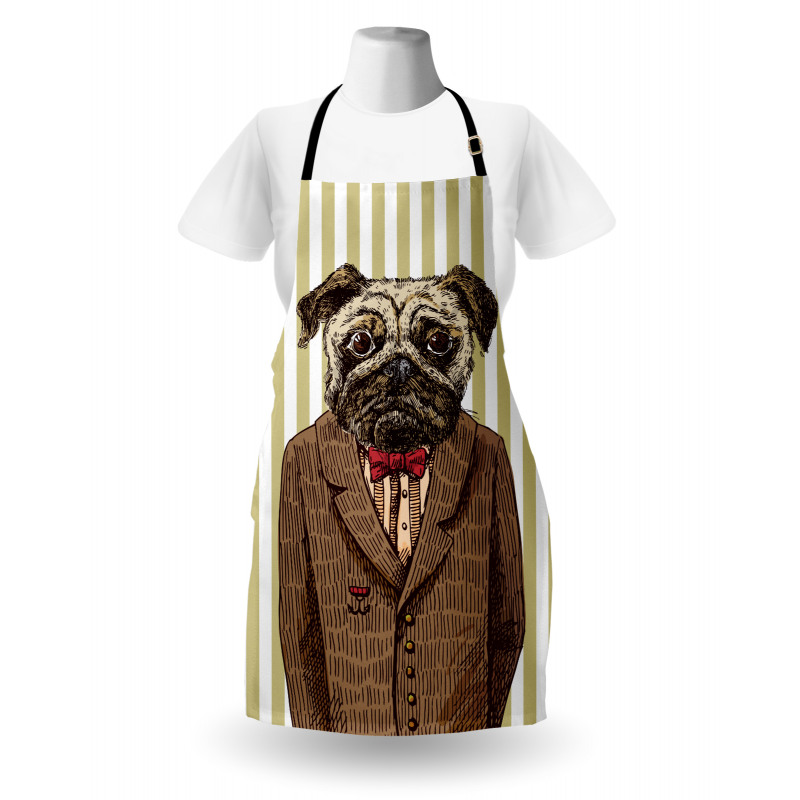 Smart Dressed Dog Suit Apron