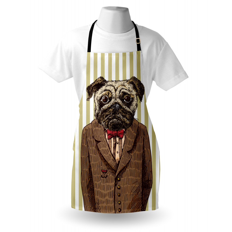 Smart Dressed Dog Suit Apron