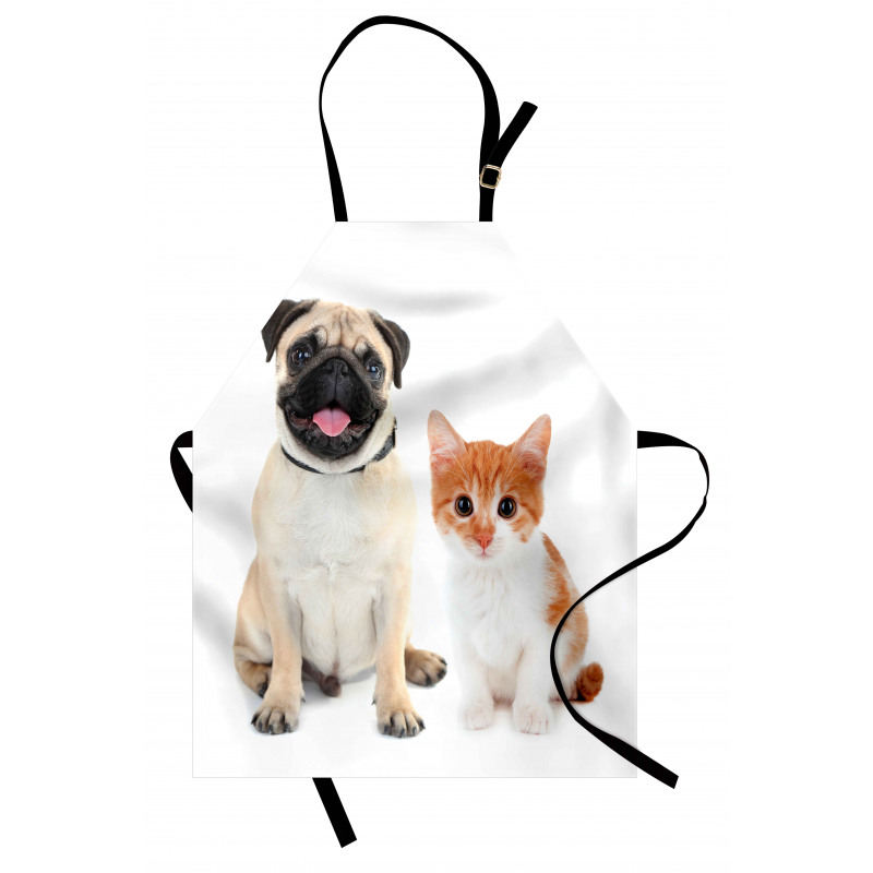 Kitten and Puppy Photo Apron