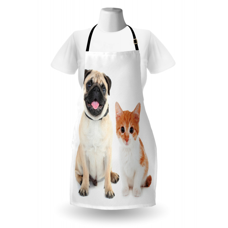 Kitten and Puppy Photo Apron