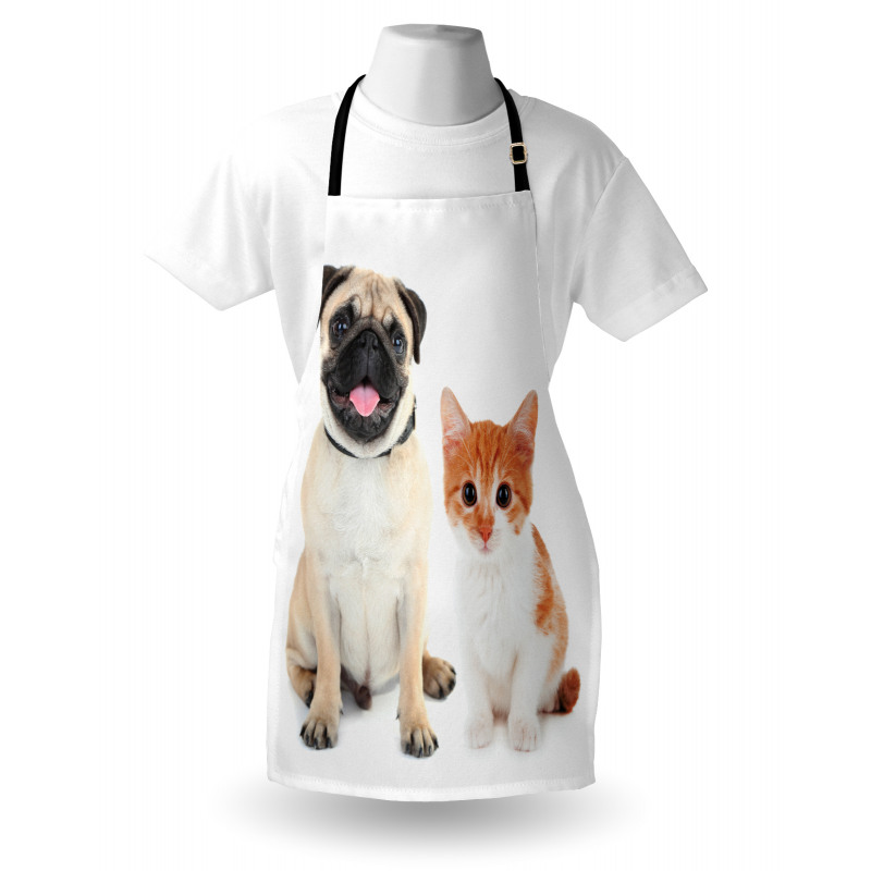 Kitten and Puppy Photo Apron