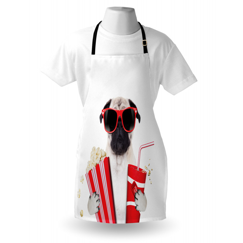 Dog Going to the Movies Apron