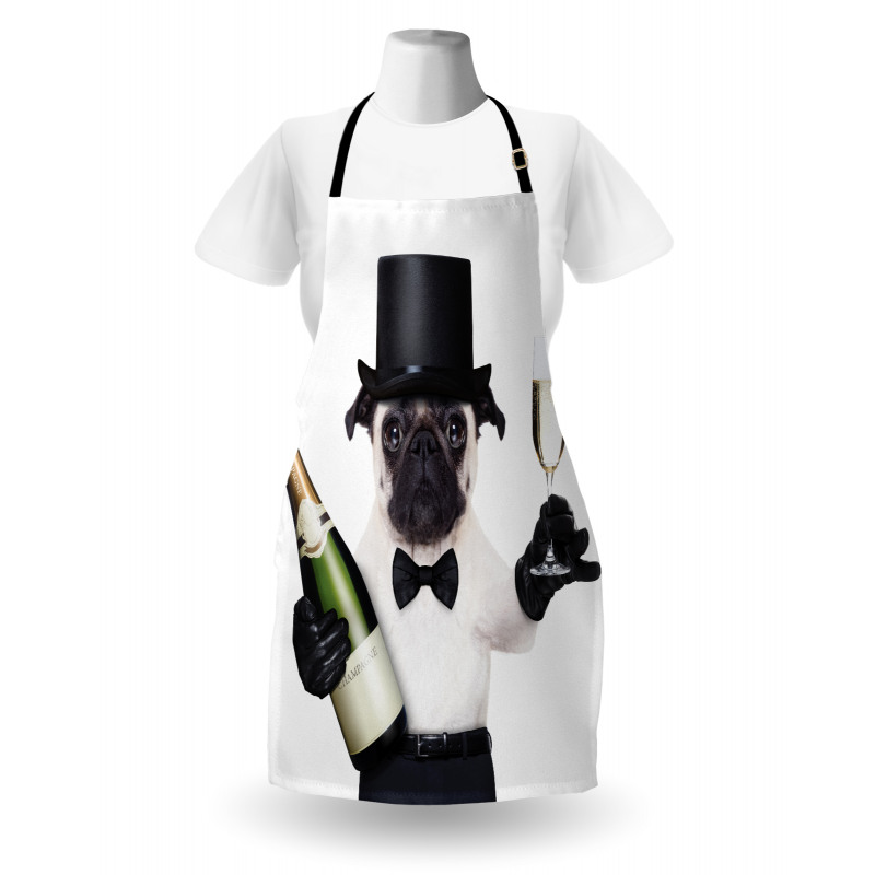 Celebration Dog Toasting Apron