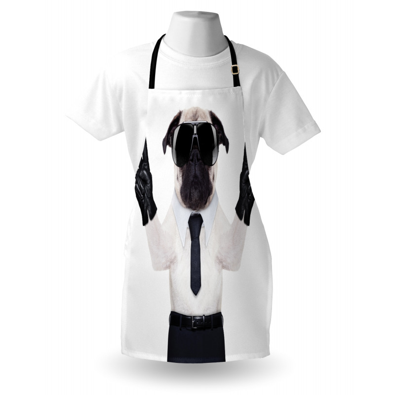 Looking Dog Glasses Apron