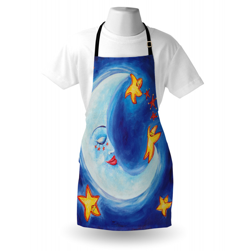 Cartoon Vibrant Star Dance Apron