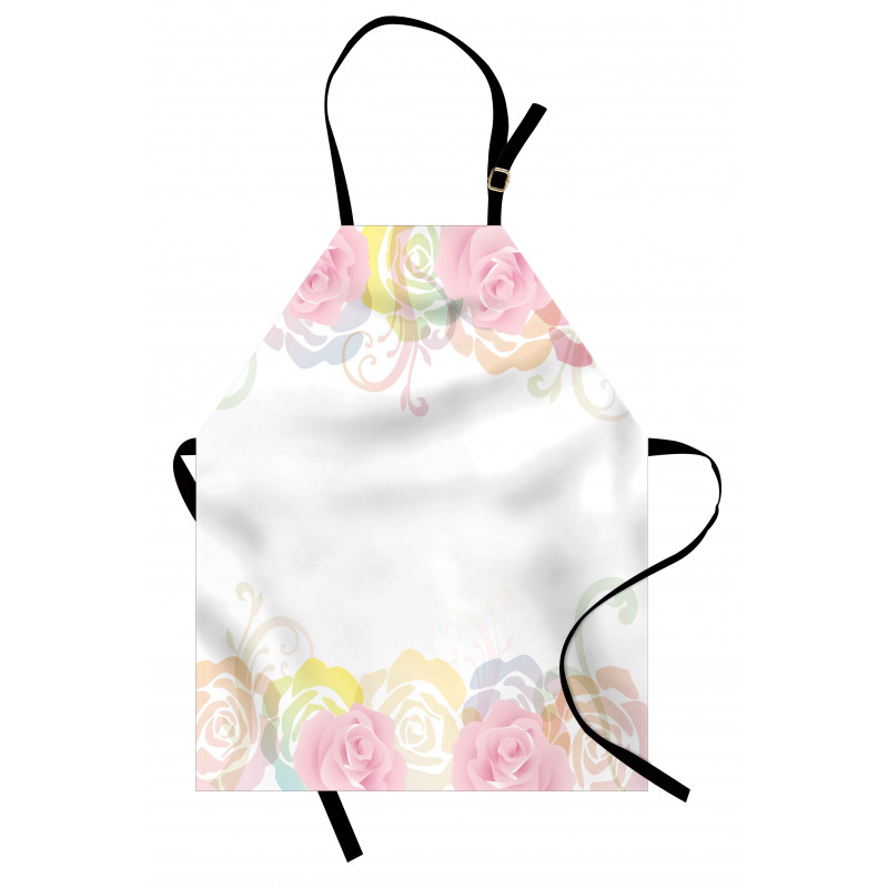 Tender Springtime Borders Apron