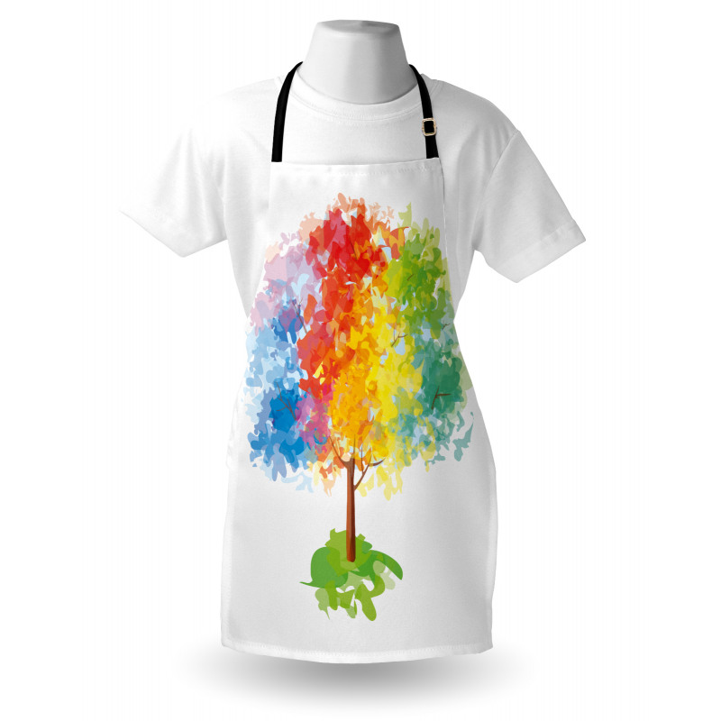 Abstract Tree Nature Apron