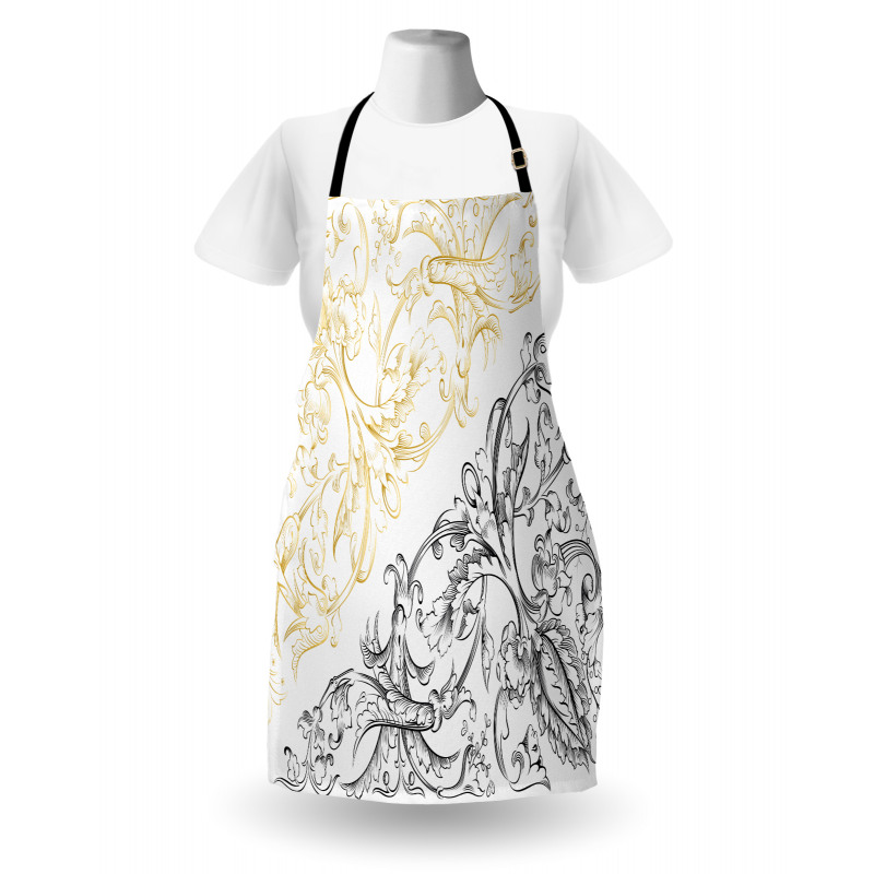 Abstract Fish Circles Apron