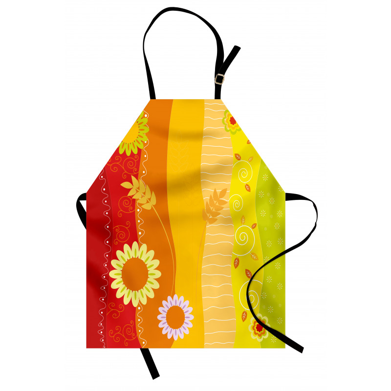 Wheat Farm House Theme Apron