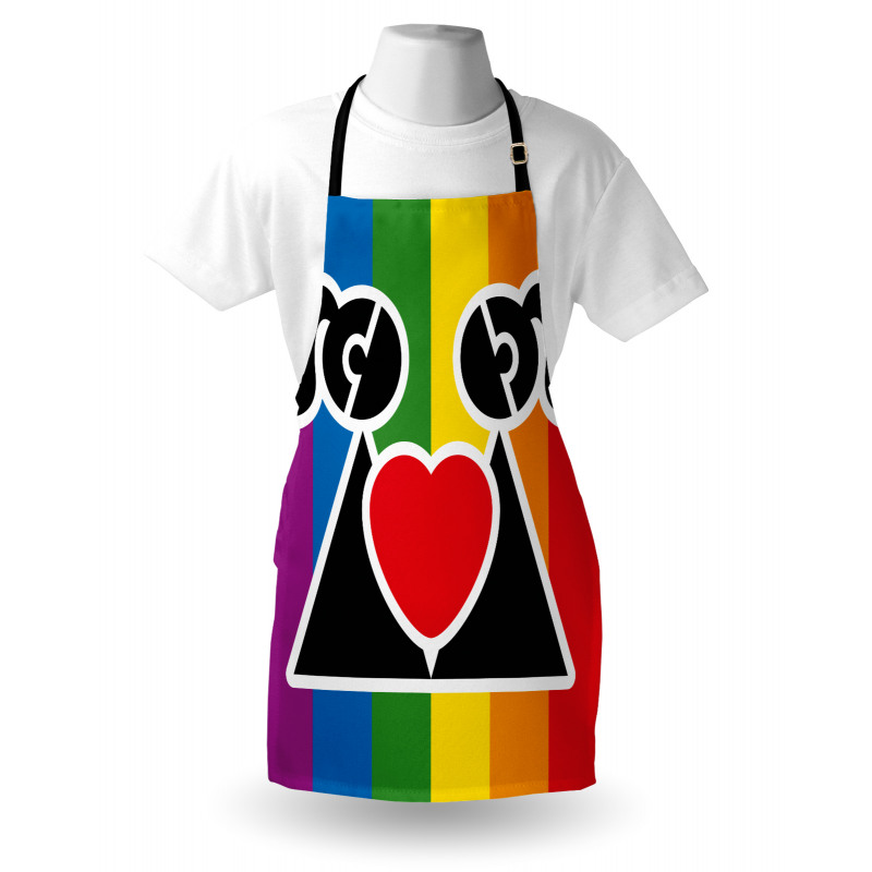 Love Wins Gay Couple Apron