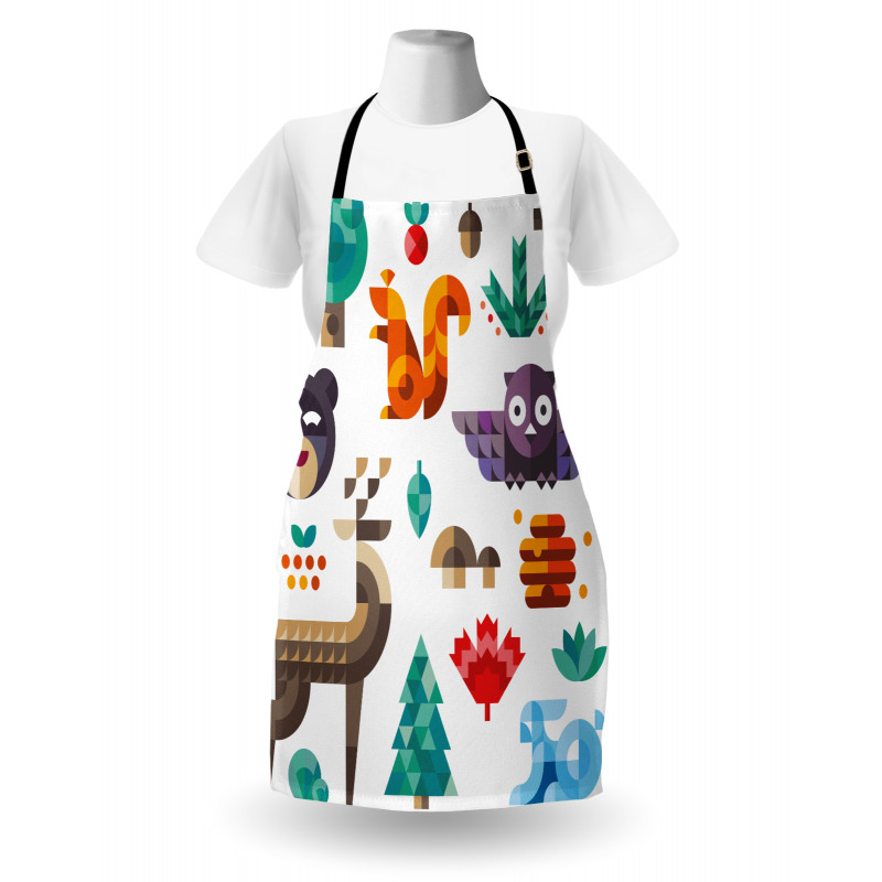 Cheerful Pop Art Design Apron