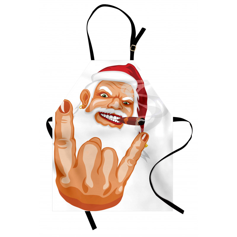 Rocker Santa Claus Apron