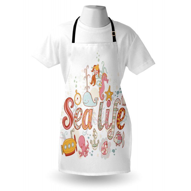 Marine Life Theme Apron