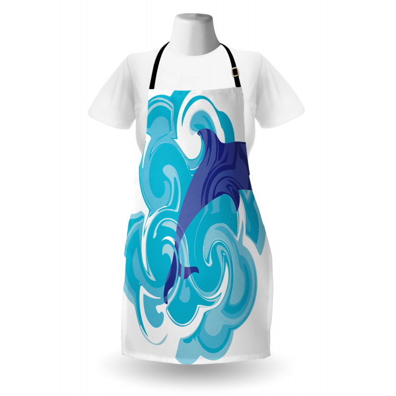 Waves Aqua Life Nature Apron