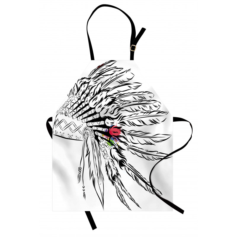 Headdress Sketch Design Apron