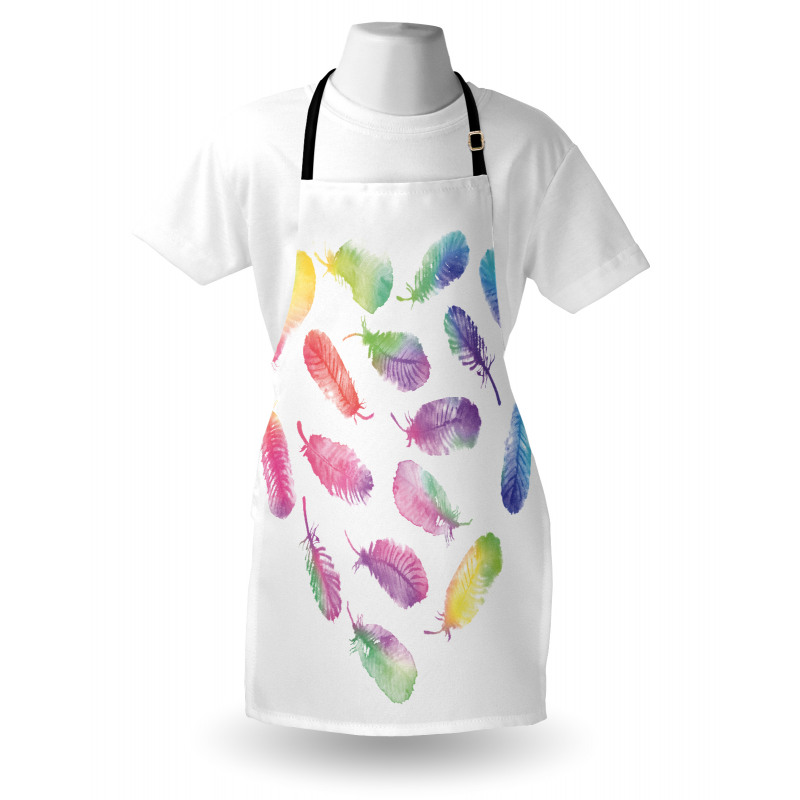 Romantic Plumage Design Apron