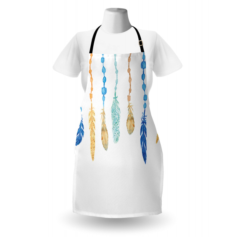 Colorful Bird Design Apron