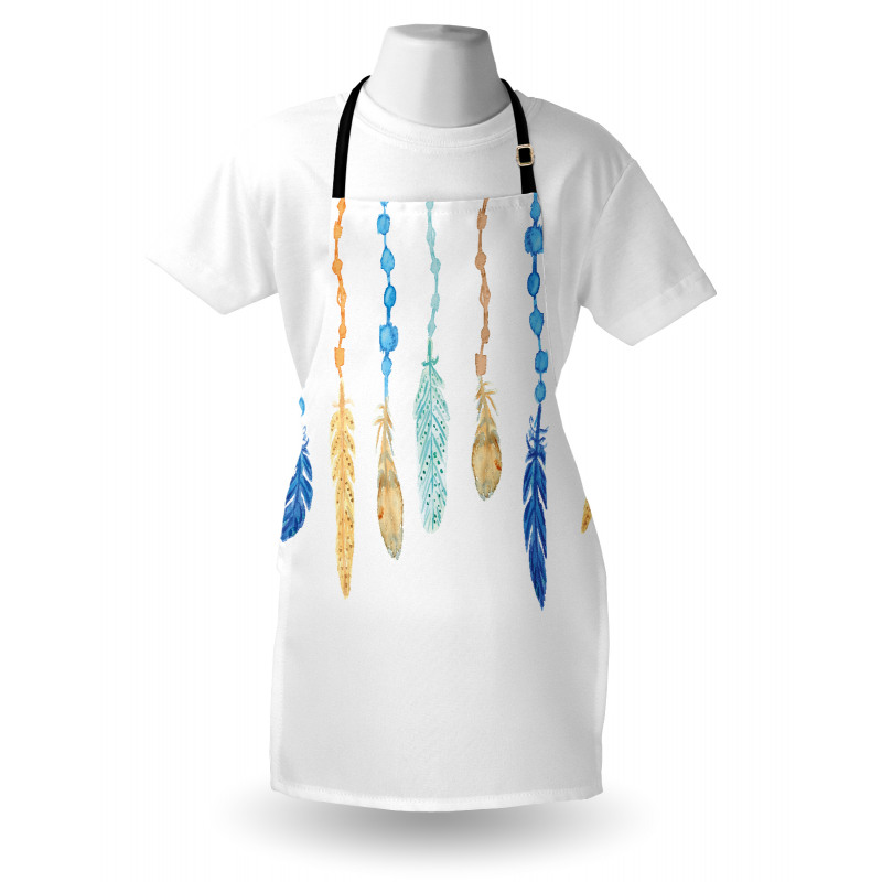 Colorful Bird Design Apron