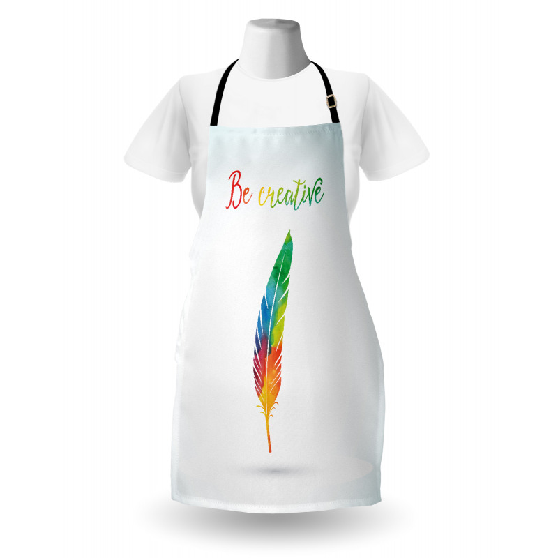 Rainbow Quill Creative Apron