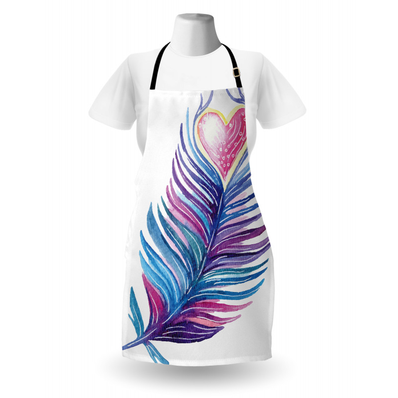 Feathers Vibrant Apron