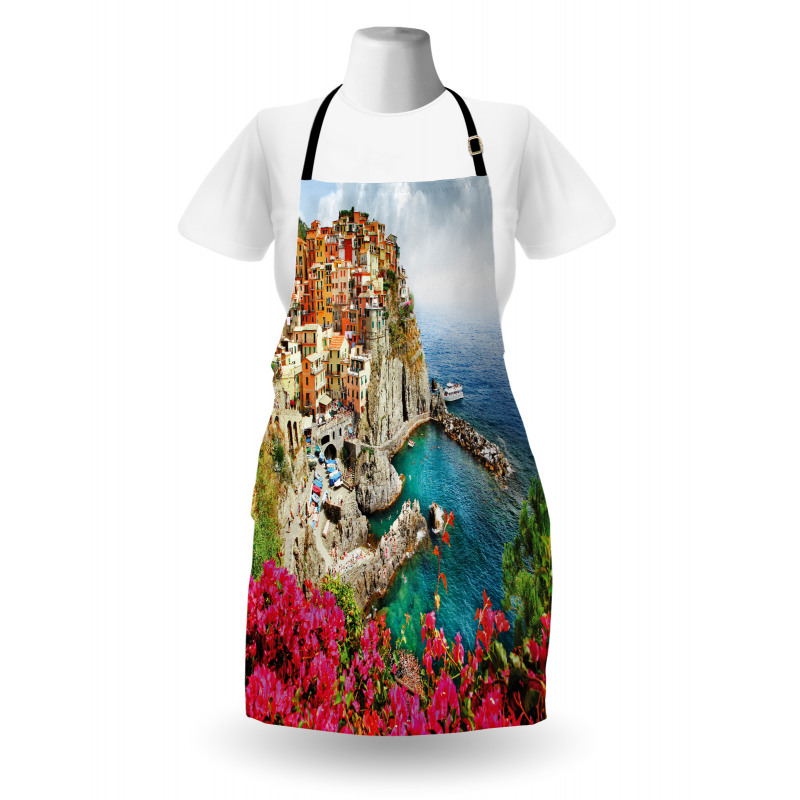 Cinque Terre Beach Coast Apron