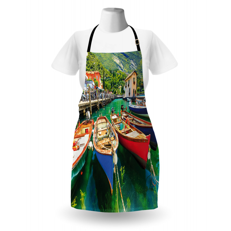 Garda Torbole Town Photo Apron