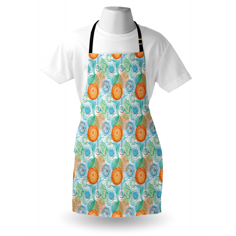 Funky Abstract Doodle Apron