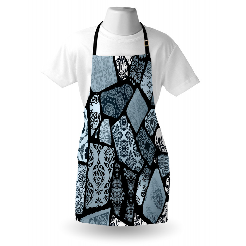 Modern Geometric Shapes Apron