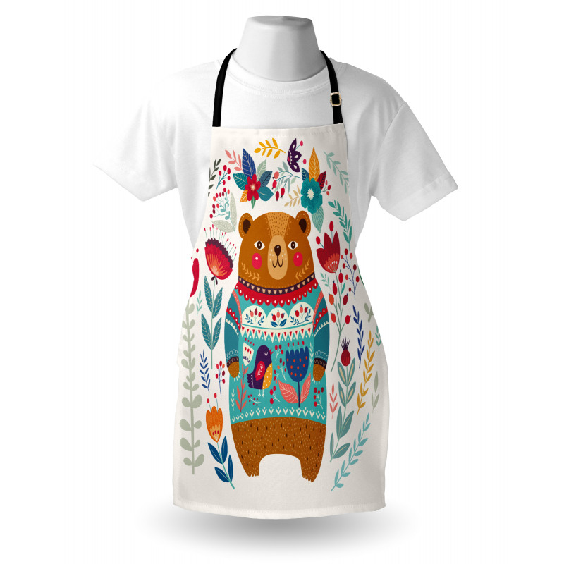 Cartoon Flowers Apron