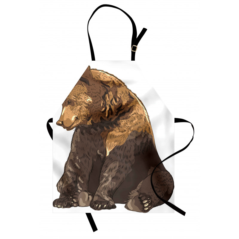 Wildlife Beast Cartoon Apron