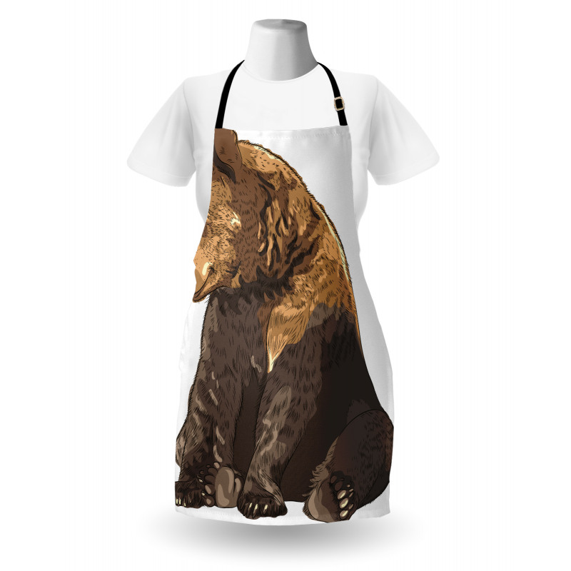 Wildlife Beast Cartoon Apron