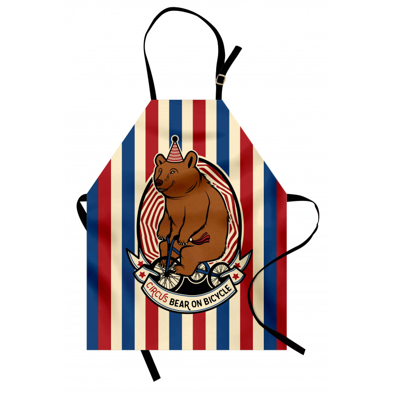 Circus Mascot on Bicycle Apron